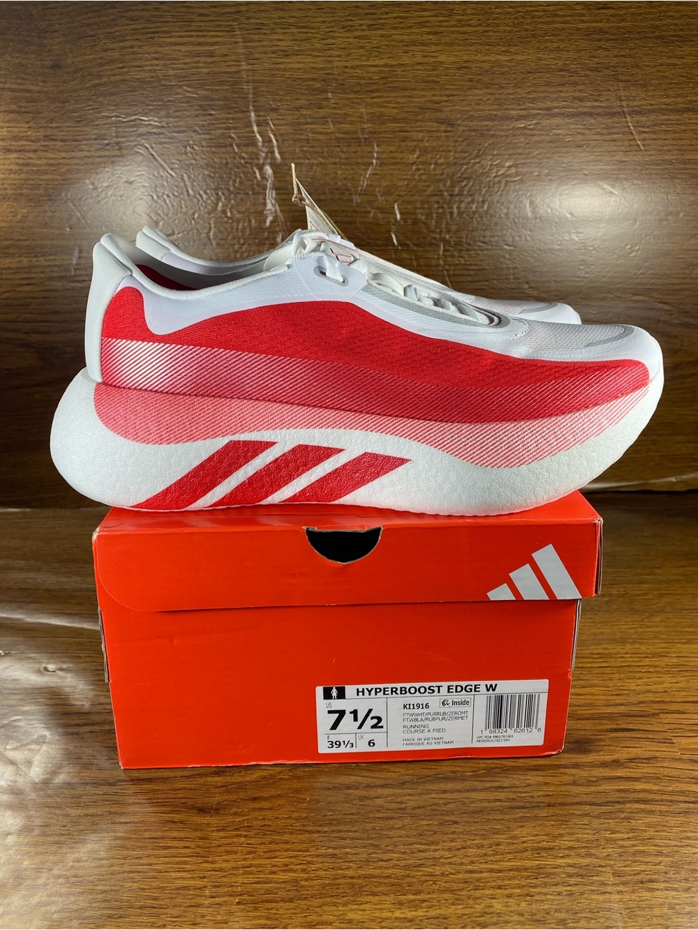 Adidas Hyperboost Edge Women’s Running Shoes Size 7.5